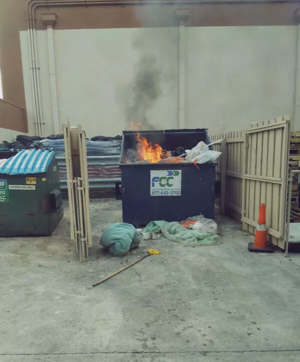 Work the neverending sequel - #17 Coworker literally started a dumpster fire.