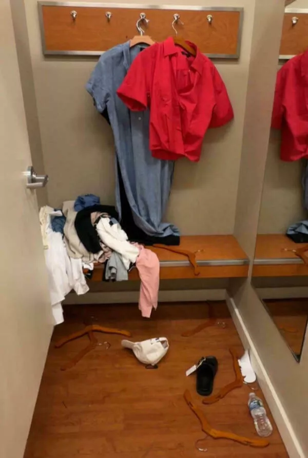 Work the neverending sequel - #9 How customers left the fitting rooms at my job three minutes before closing.
