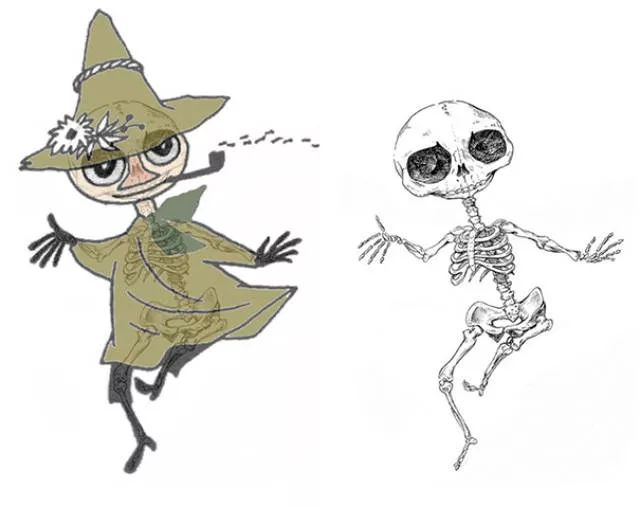 Skeletons of childhood heroes - #22 