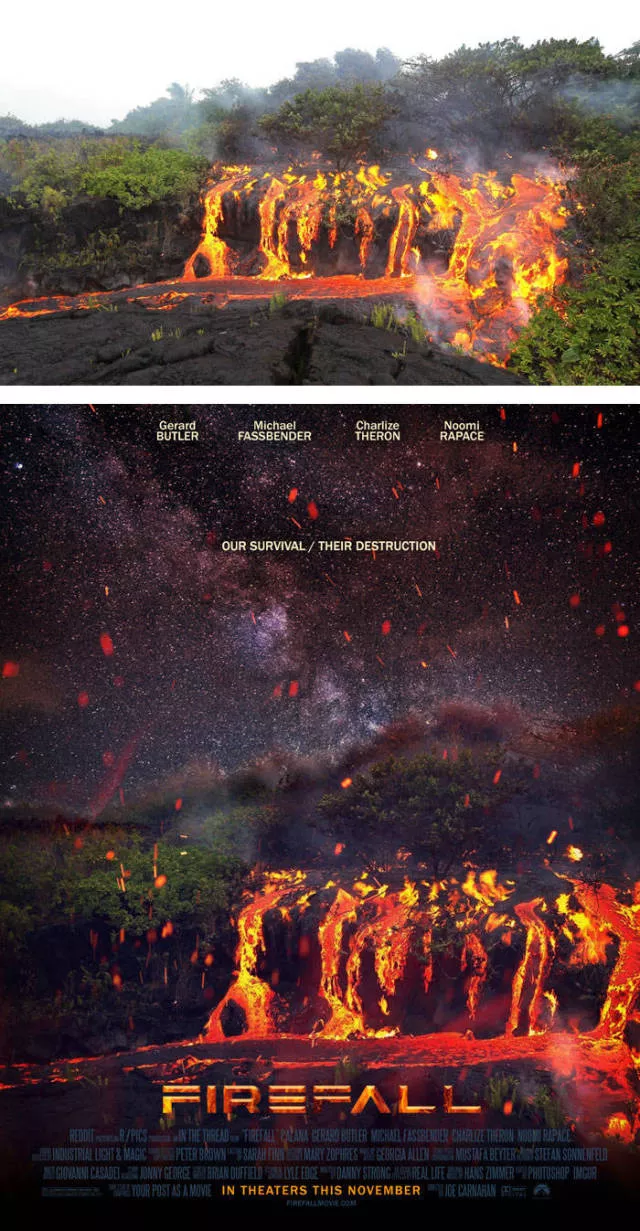 Common photos turned movie posters - #11 