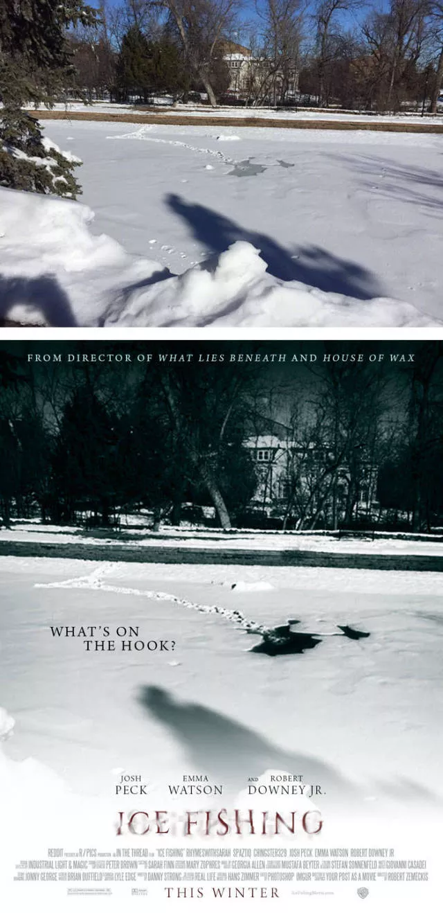 Common photos turned movie posters - #12 