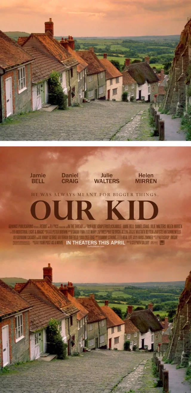 Photos ordinaires transformees en affiches de cinema - #13 