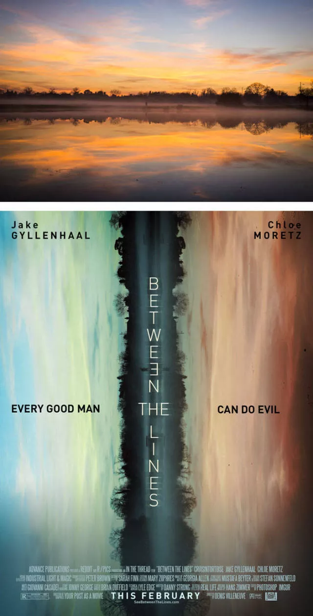Common photos turned movie posters - #16 
