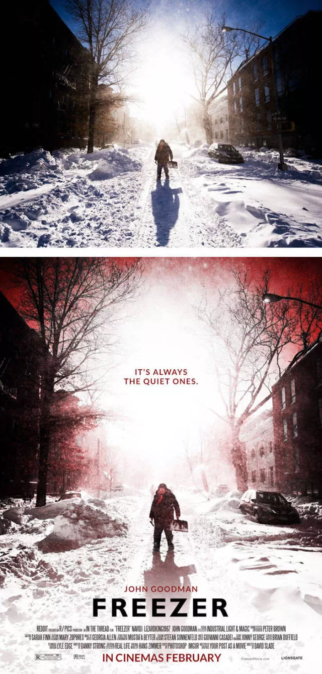 Common photos turned movie posters - #28 