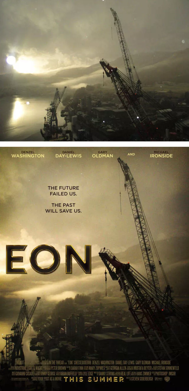 Common photos turned movie posters - #3 