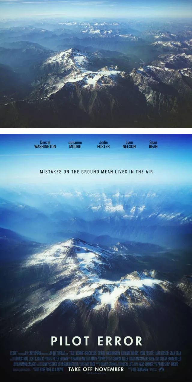 Common photos turned movie posters - #40 