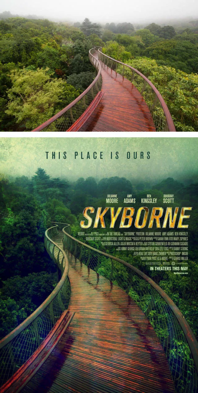 Common photos turned movie posters - #6 