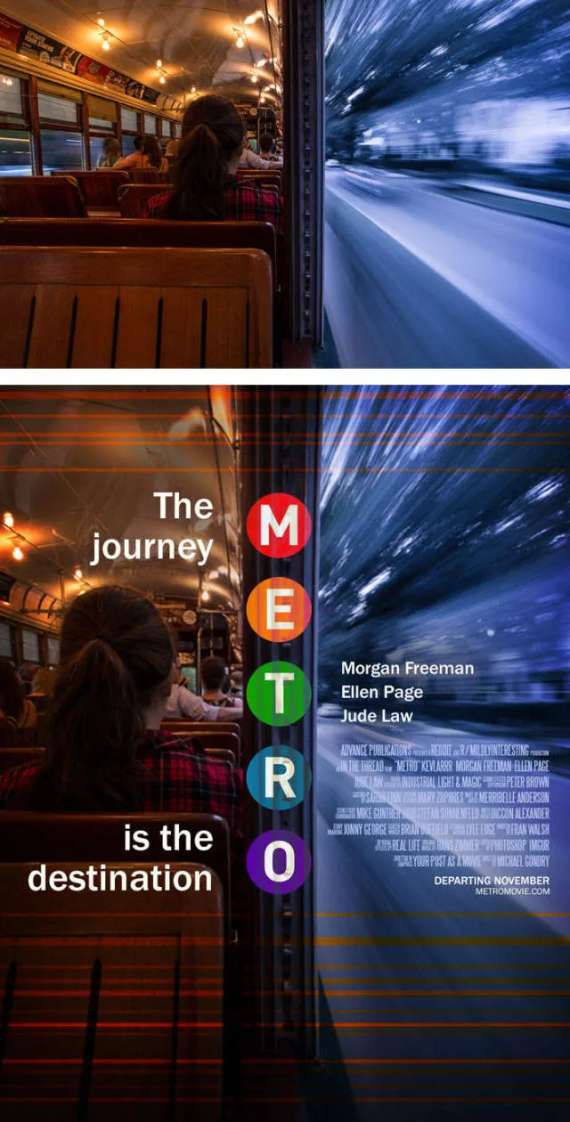 Common photos turned movie posters - #64 