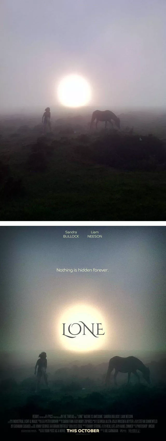 Common photos turned movie posters - #66 