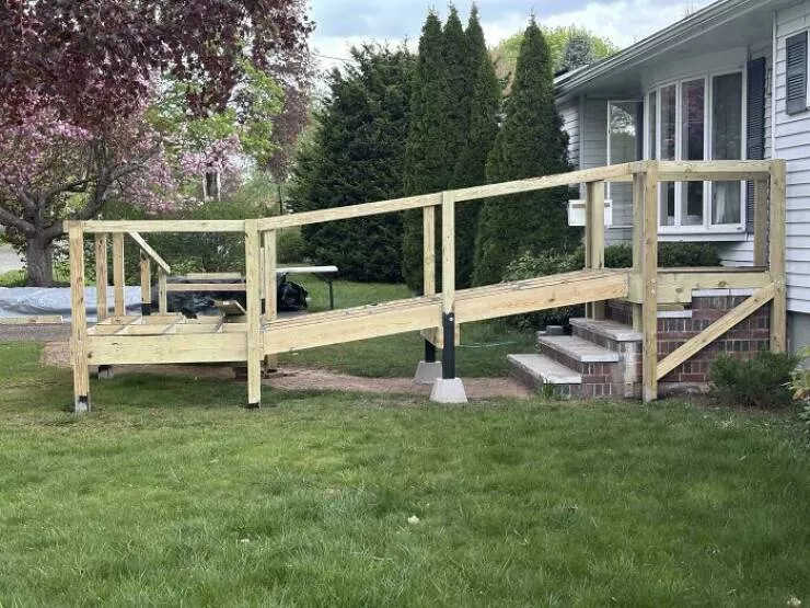 Against all odds stories of incredible fortune - #22 The ramp the firefighters are building for my wife who has ALS