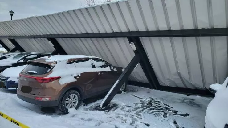 Against all odds stories of incredible fortune - #28 My parking shelter collapsed under snow, but my car was completely fine