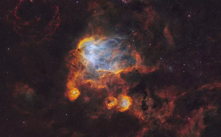Spectacular space photography that captures distant galaxies - #1 Glowing Skies Above the Running Chicken Nebula