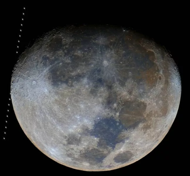 Spectacular space photography that captures distant galaxies - #14 Saturn Disappears Behind the Moon in Rare Event