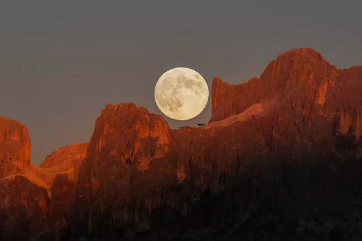Spectacular space photography that captures distant galaxies - #22 Dolomites Bathed in Moonlight Glory