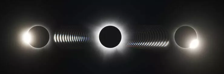 Spectacular space photography that captures distant galaxies - #30 The Bead Effect: A Solar Eclipse Unfolds