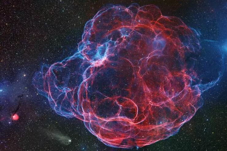 Voyage visuel a travers les merveilles cosmiques de lunivers - #9 Filaments électrisés dans la nébuleuse Spaghetti