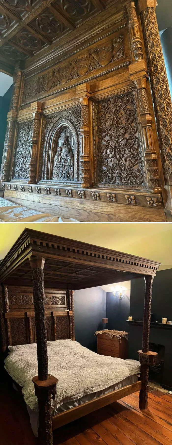 Rare retro finds that finally get the attention they deserve - #2 Dark Dreamland: Gothic Victorian Four-Post Bed