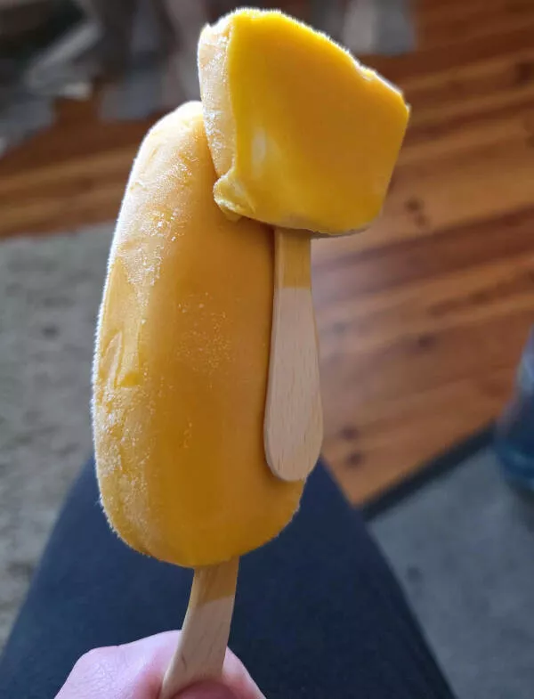 Captivating moments frozen in time - #12 My ice cream came with an extra weird scoop stuck to it. Captivating moments frozen in time - #12 My ice cream came with an extra weird scoop stuck to it.