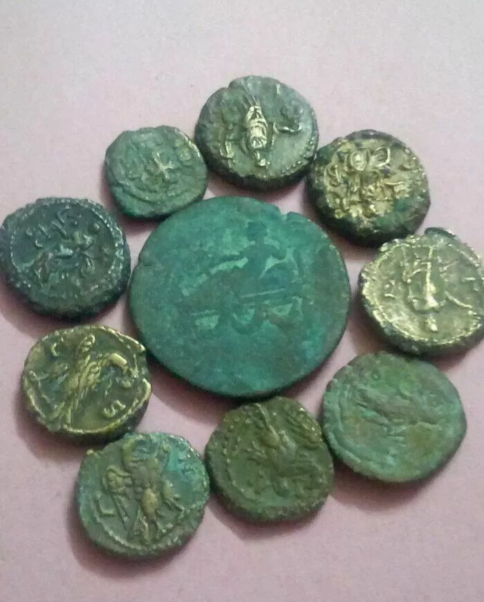Unusual finds unearthed inside forgotten houses - #13 Discovered ancient coins while exploring a house I recently bought in Alexandria, Egypt—each coin tells a tale.