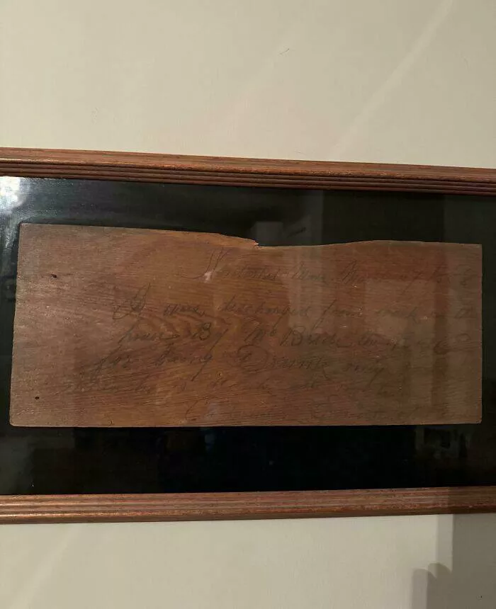 Unusual finds unearthed inside forgotten houses - #5 My parents found a 136-year-old handwritten note inside a shingle while renovating their home—history hidden in plain sight.