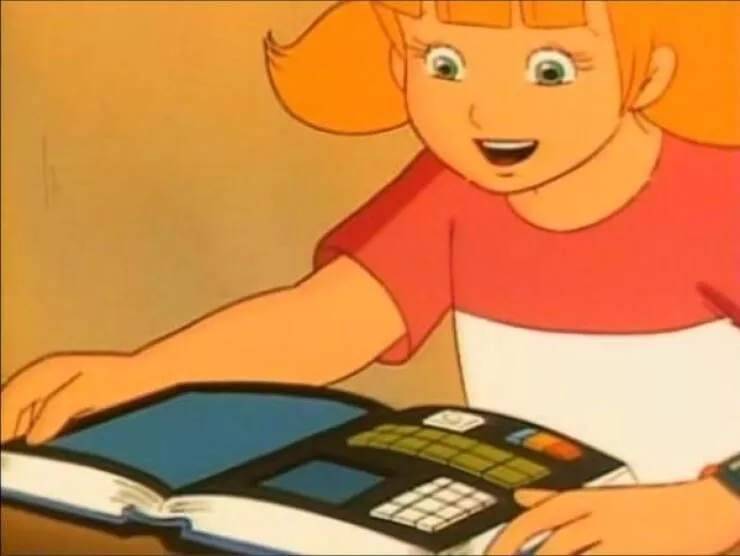 Ressentez la douceur de la nostalgie - #1 Le célèbre livre-ordinateur de Penny dans Inspecteur Gadget (1983) – tout le monde en rêvait !
