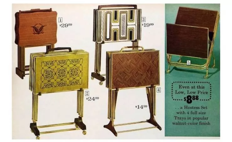 Relive the sweetness of nostalgia - #18 TV Trays – 80s Style Dining in Front of the Tube