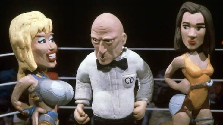 Ressentez la douceur de la nostalgie - #22 Celebrity Death Match – baston en pâte à modeler à la télé