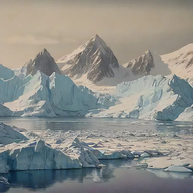 The quantum dance of living crystals beneath antarctic ice