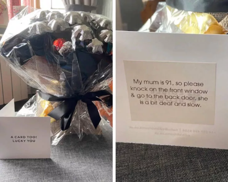 Quand le livreur devient acteur de comedie - #2 Carte d’anniversaire reçue sans message, juste le bon de livraison