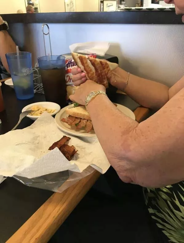 When madness meets masterful vision - #11 Grandma smuggles bacon to upgrade her sandwich game dramatically