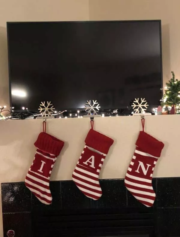 When madness meets masterful vision - #37 Ian tricks wife into hanging “Nala” and “Stocking”—together, pure chaos