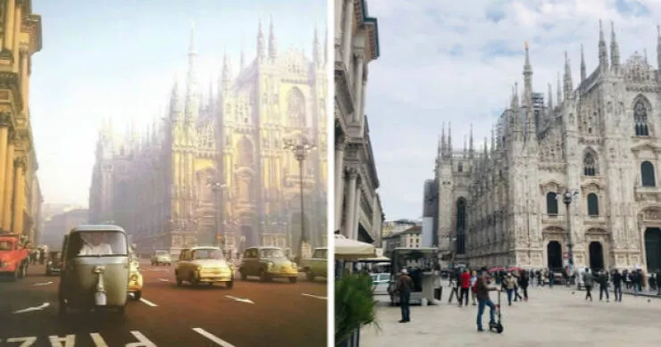 How places have changed over time - #13 Milan’s evolution: postwar grit to 2021 fashion capital