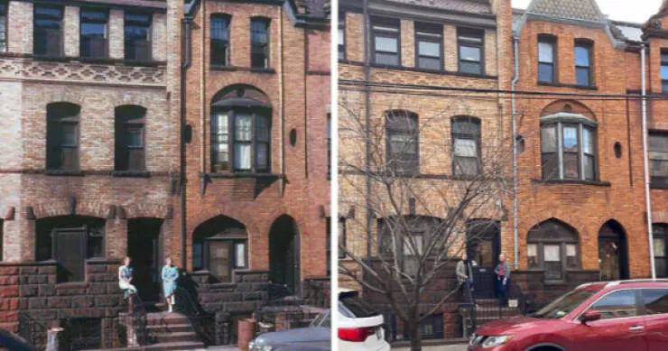How places have changed over time - #17 Bronx stoop snapshot: 100 years of family stories in one seat