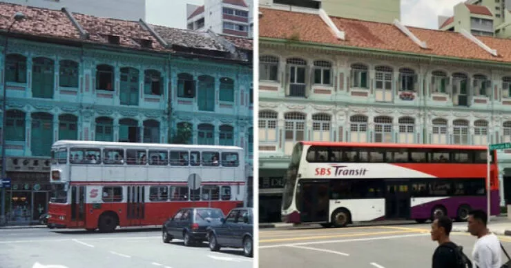 How places have changed over time - #18 Singapore’s leap from 1991 modesty to 2018 futuristic glow