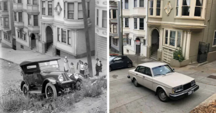 How places have changed over time - #24 San Francisco’s century span: 1920 foggy charm vs. 2020 tech haze