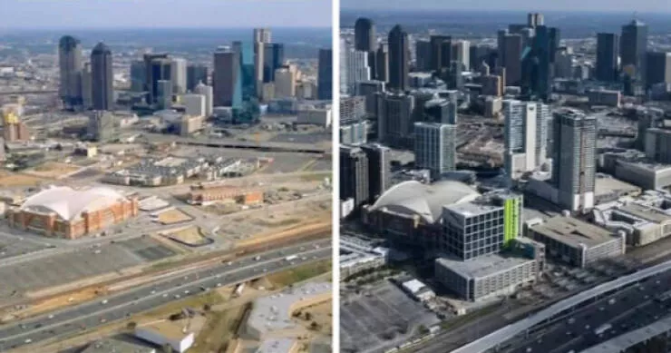 How places have changed over time - #28 Dallas transformed: 2001 simplicity to 2021 concrete sprawl
