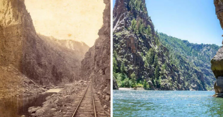 How places have changed over time - #6 Curecanti Needle stands tall through 140 years of change