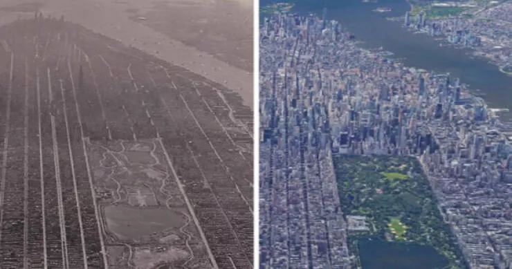 How places have changed over time