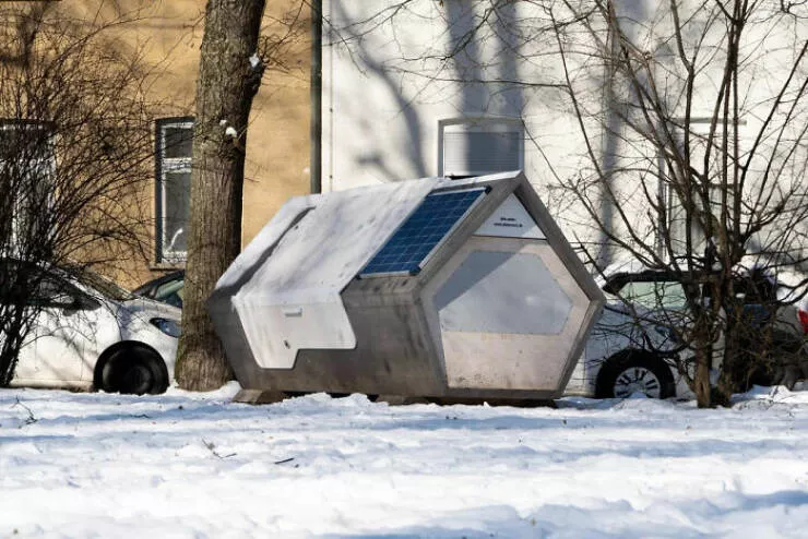 Trop bizarre pour etre ignore trop cool pour rater ca - #21 Une ville allemande installe des cabanes isolées pour sans-abri dormir au chaud