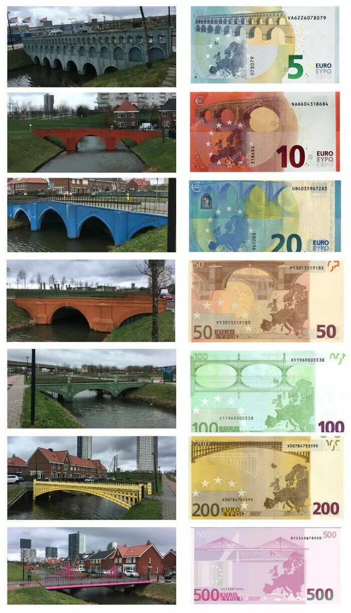 Trop bizarre pour etre ignore trop cool pour rater ca - #26 Les ponts fictifs des billets en euro reconstruits en vrai aux Pays-Bas