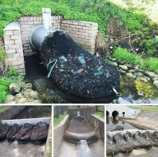 Trop bizarre pour etre ignore trop cool pour rater ca - #5 Filet flottant qui piège les déchets avant leur entrée en mer