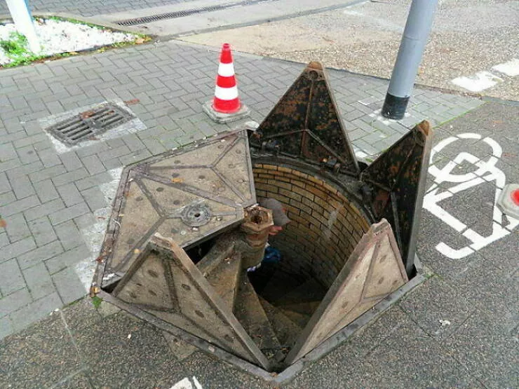 Cool gems from every corner of the globe internets hidden treasures - #7 Wiesbaden manhole cover honors a famous composer with engraved notes