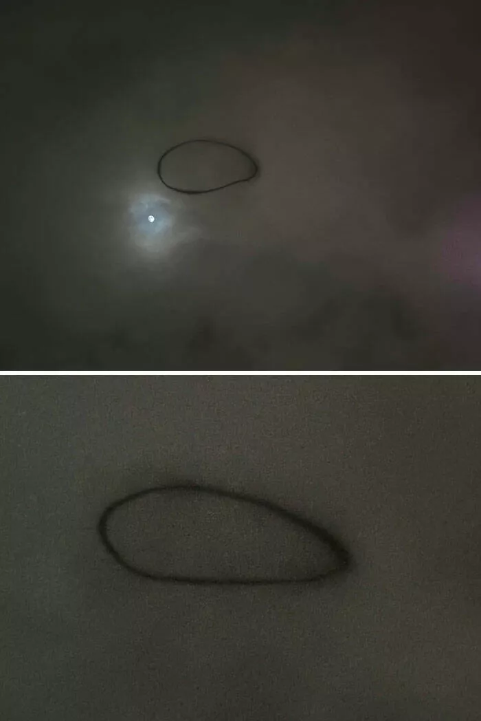 When nature decides to be absolutely terrifying the planets darkest side - #41 Eerie ring glows in night sky—UFO halo or atmospheric trick?