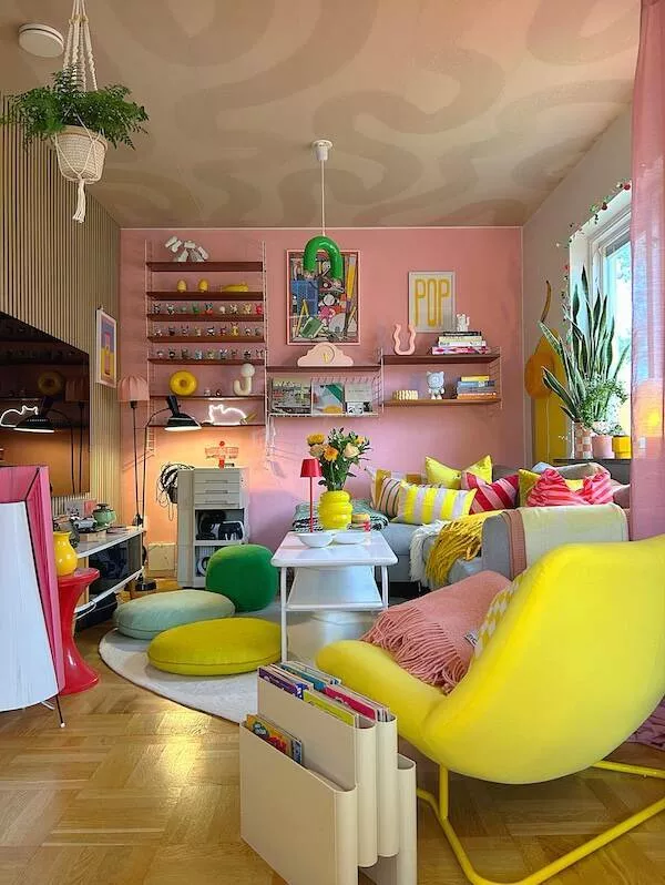 Interieurs maximalistes qui explosent de couleurs le chic du desordre organise - #19 