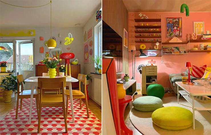 Interieurs maximalistes qui explosent de couleurs le chic du desordre organise - #2 