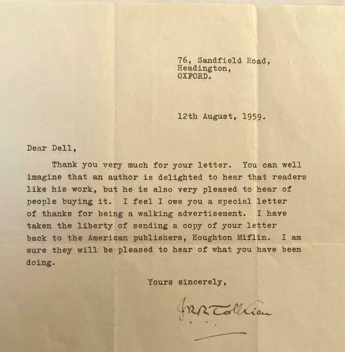 Timeless moments ordinary days in the 50s - #3 My Dad Wrote To Jrr Tolkien In 1959. Tolkien Sent Him A Letter Back