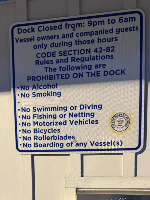 Photos that are just too cool to scroll past - #20 This dock's rules have changed, one less than before