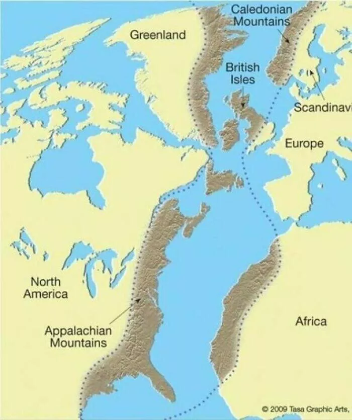 Fascination geographique les merveilles de la terre - #12 Ces trois chaînes de montagnes ne formaient qu'un seul massif