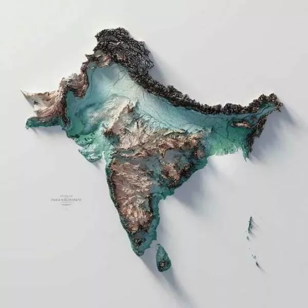 Fascination geographique les merveilles de la terre - #9 La topographie fascinante du sous-continent indien