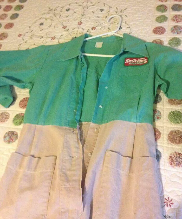 Timeless moments ordinary days in the 50s - #18 Grandma’s Dr Pepper uniform from 1949-1950